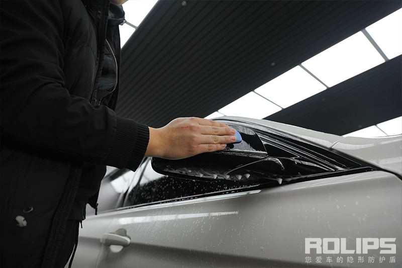 宝马320LI隐形车衣施工罗利普斯隐形车衣作业, 给车漆最专业的保护